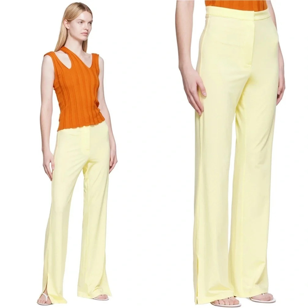 NWT REMAIN BIRGER CHRISTENSEN Yellow Jessie Trousers